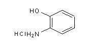 2-氨基酚鹽酸鹽結構式